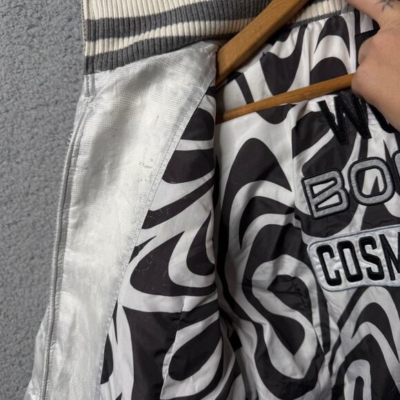 Bogner Ski Jacket Men's Small Gray and White Cosmopolitan Sport Zip Up - Picture 16 of 16